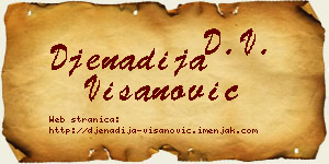 Đenadija Višanović vizit kartica